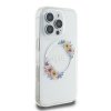 Guess GUHMP16LHFWFCT iPhone 16 Pro 6.3 przeźroczysty/transprent hardcase IML Flowers Wreath MagSafe
